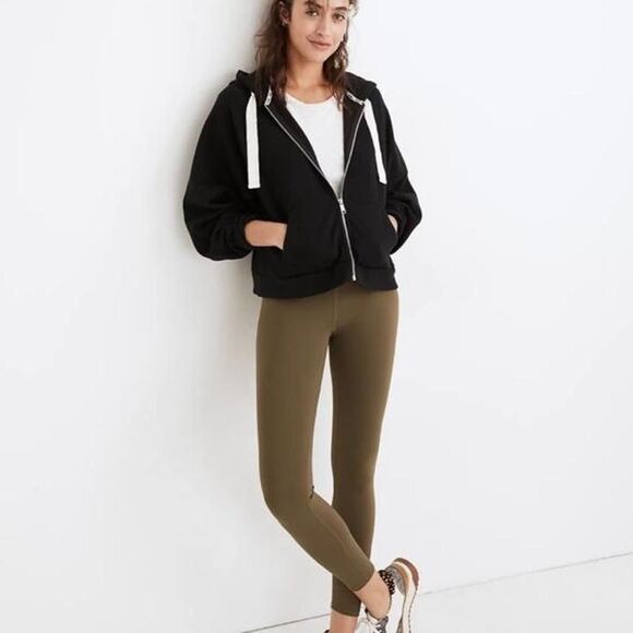 Madewell Pants - Madewell MWL Form high rise 7/8 legging in Medium - Kale olive green Athleisure